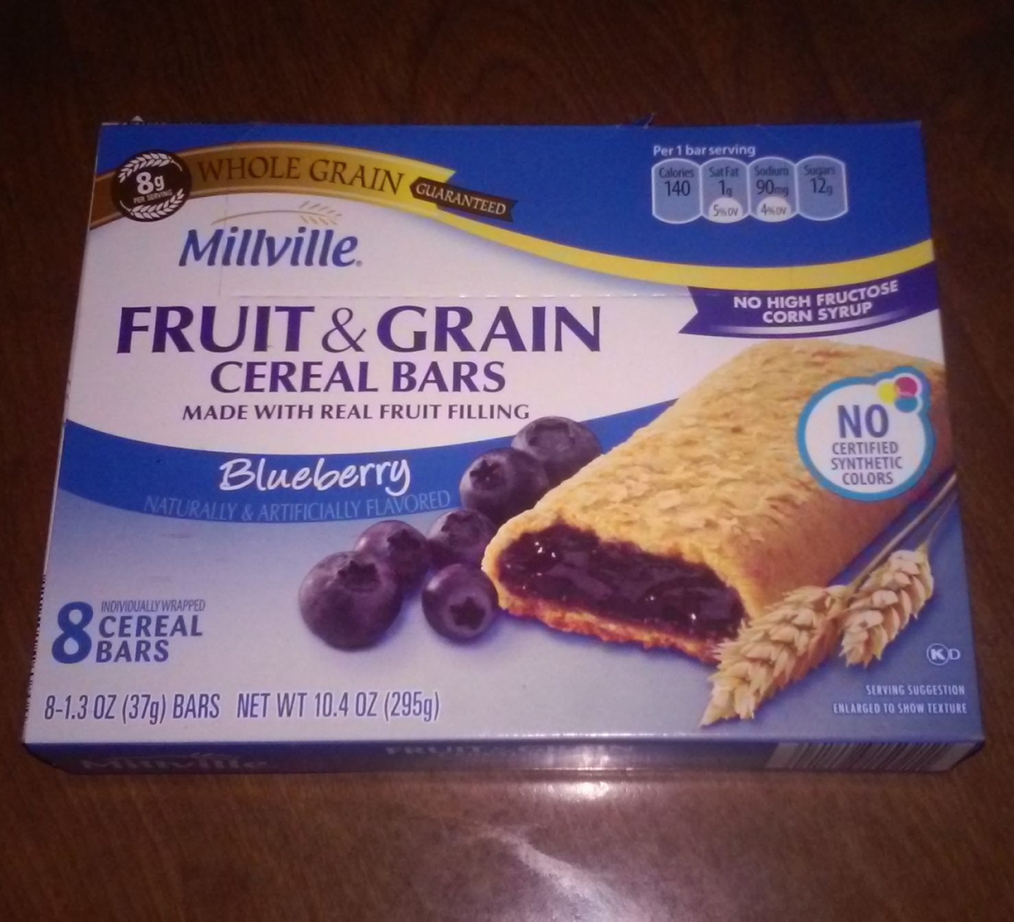 Millville Fruit and Grain Cereal Bars