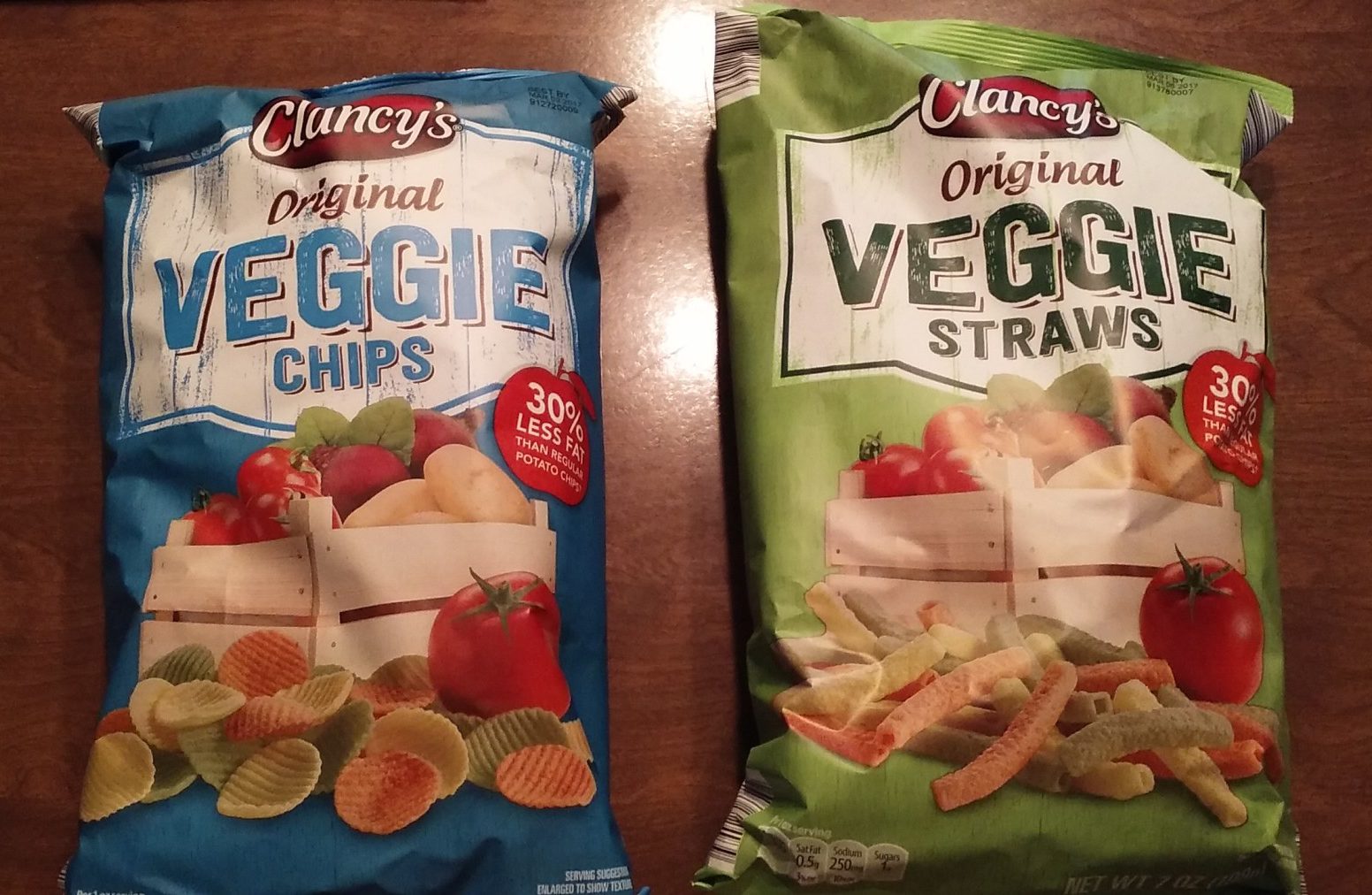 Clancys Original Veggie Chips and Veggie Straws