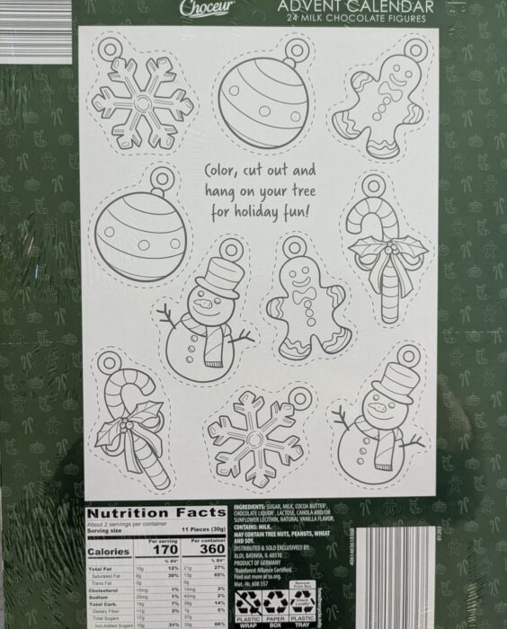 Choceur Milk Chocolate Figures Advent Calendar