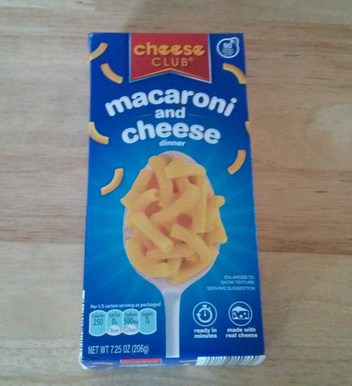 Cheese Club Macaroni and Cheese Dinner