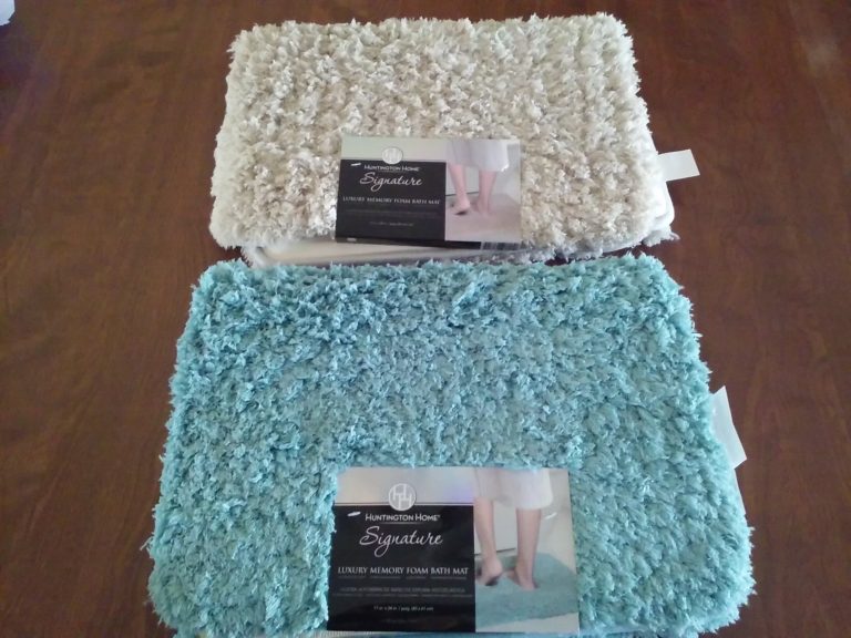 Huntington Home Signature Luxury Memory Foam Bath Mat