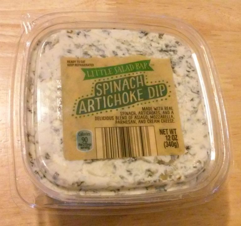Aldi Spinach and Artichoke Dip: Little Salad Bar and Appetitos