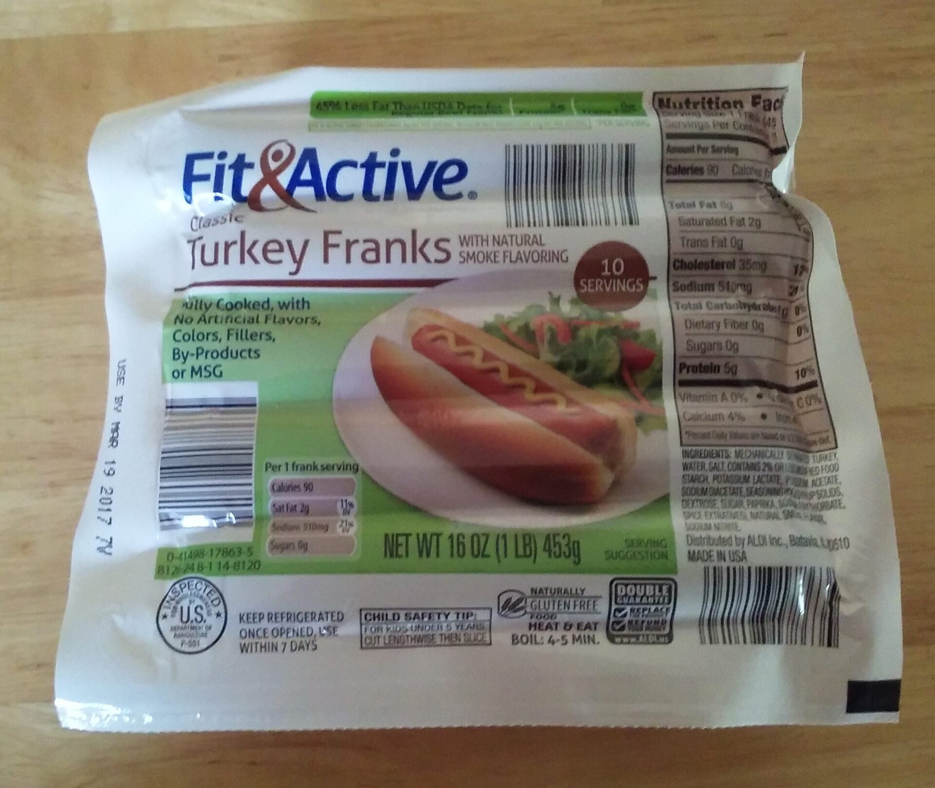 Fit and Active Classic Turkey Franks