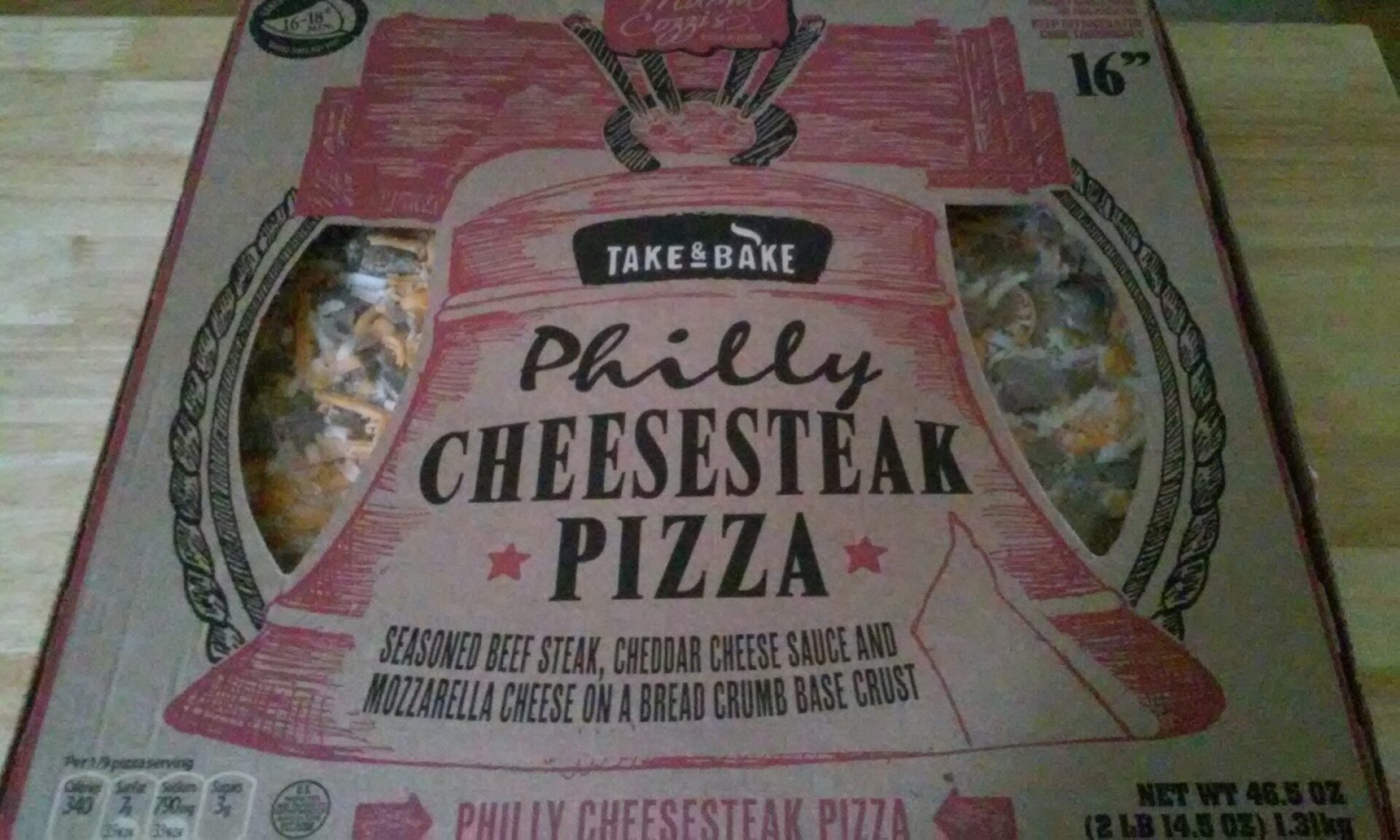 Mama Cozzi’s Take & Bake Philly Cheesesteak Pizza