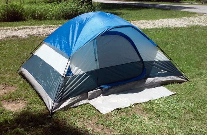 Adventuridge 4-Person 9' L x 7' W Dome Tent (front)