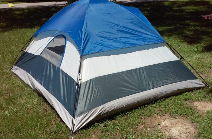 Adventuridge 4-Person 9' L x 7' W Dome Tent (back)