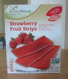 SimplyNature Strawberry Fruit Strips