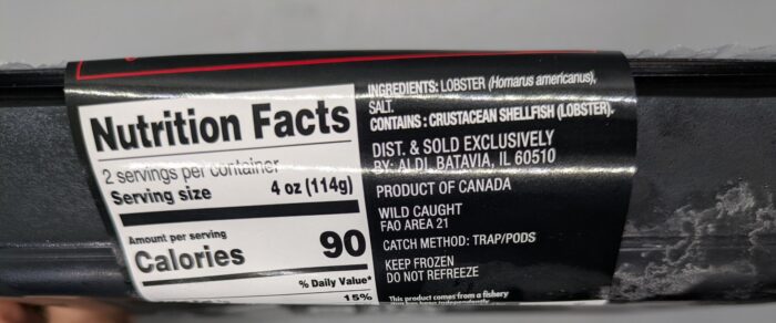 Specially Selected Wild Caught Cold Water Lobster Tails