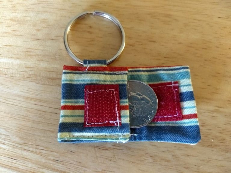 Keychain Aldi Quarter Holder