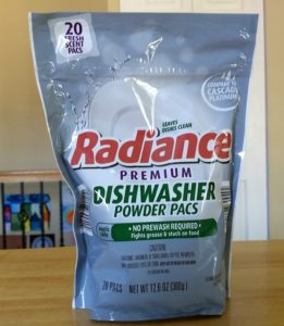 Radiance Premium Dishwasher Powder Pacs