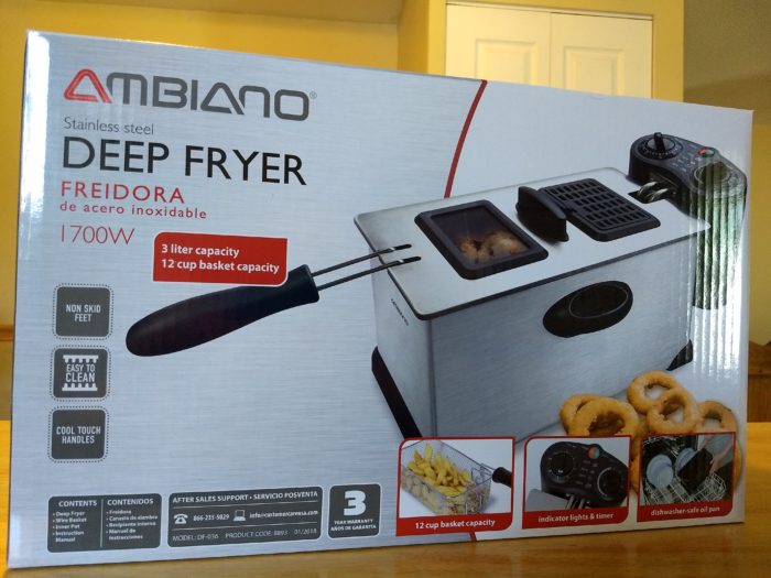 Ambiano Stainless Steel Deep Fryer