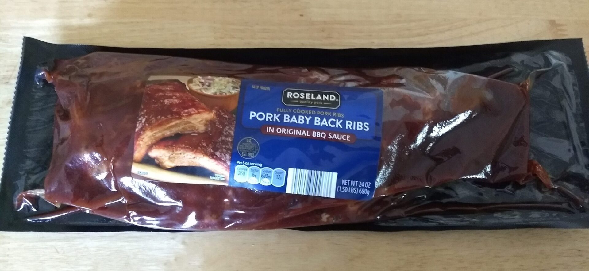Roseland Pork Baby Back Ribs