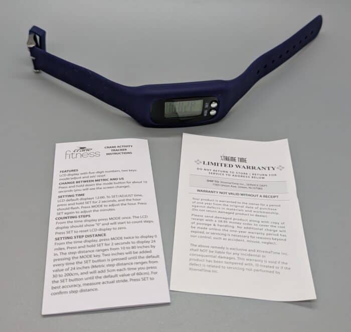 Crane Activity Tracker Watch