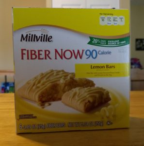Millville Fiber Now 90 Calorie Lemon Bars