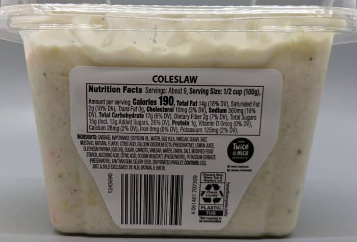 Aldi Coleslaw