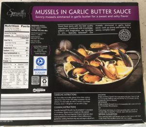 Specially Selected Mussels in Garlic Butter Sauce