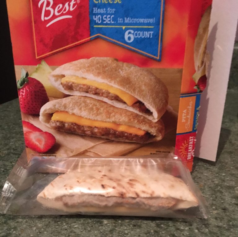 Breakfast Best Sausage and Cheese Pita Sandwiches Aldi Reviewer