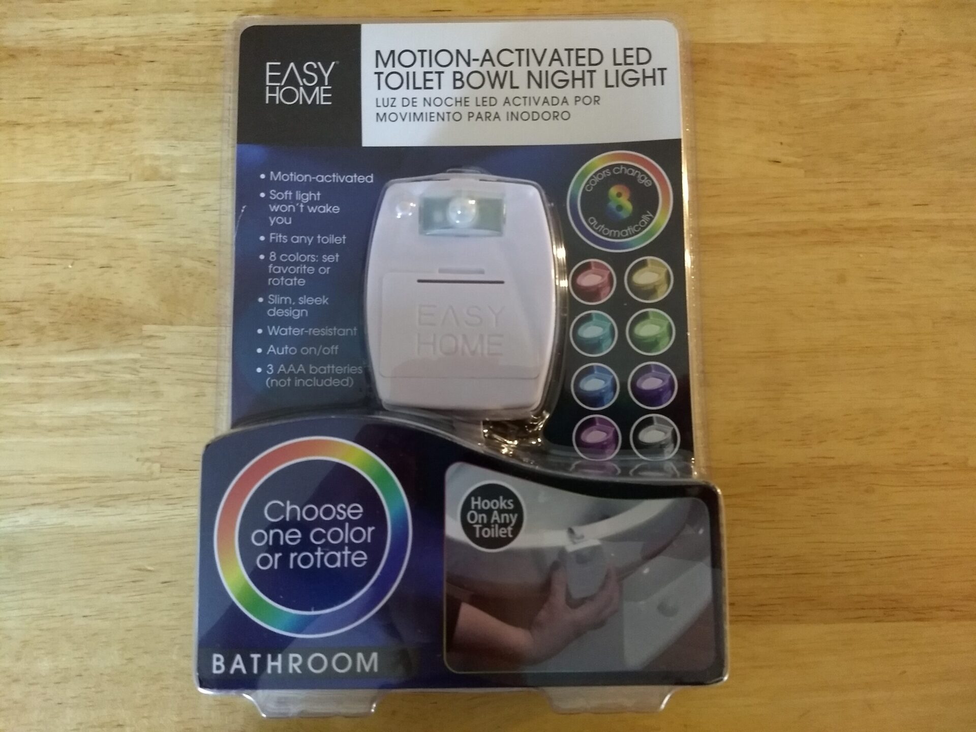 easy home motion activated led toilet bowl night light aldi reviewer