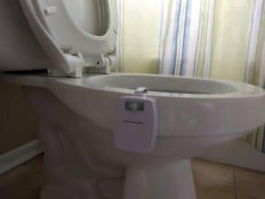 Easy Home Motion-Activated LED Toilet Bowl Night Light