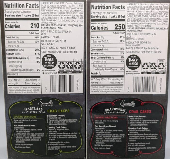 Specially Selected Crab Cakes 2