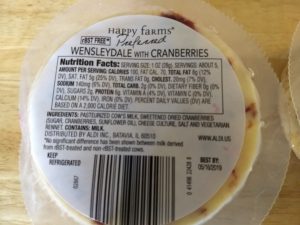 Happy Farms Preferred Wensleydale with Cranberries