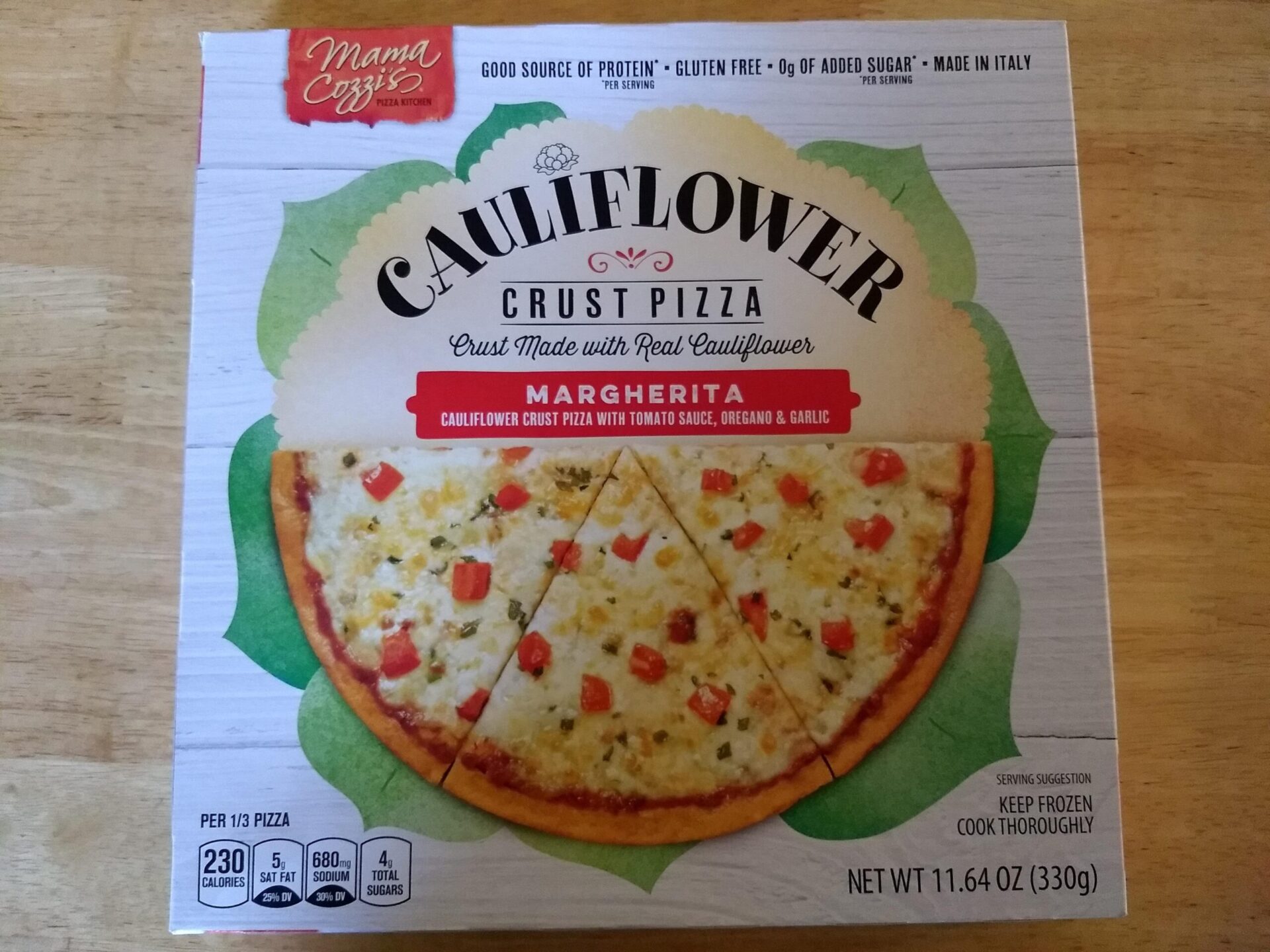 Mama Cozzi's Cauliflower Crust Pizza