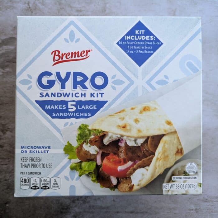 Bremer Gyro Sandwich Kit