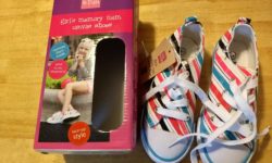 Lily and Dan Girls Memory Foam Lace-Up Shoes