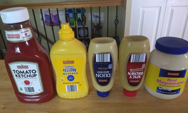 Aldi Condiments