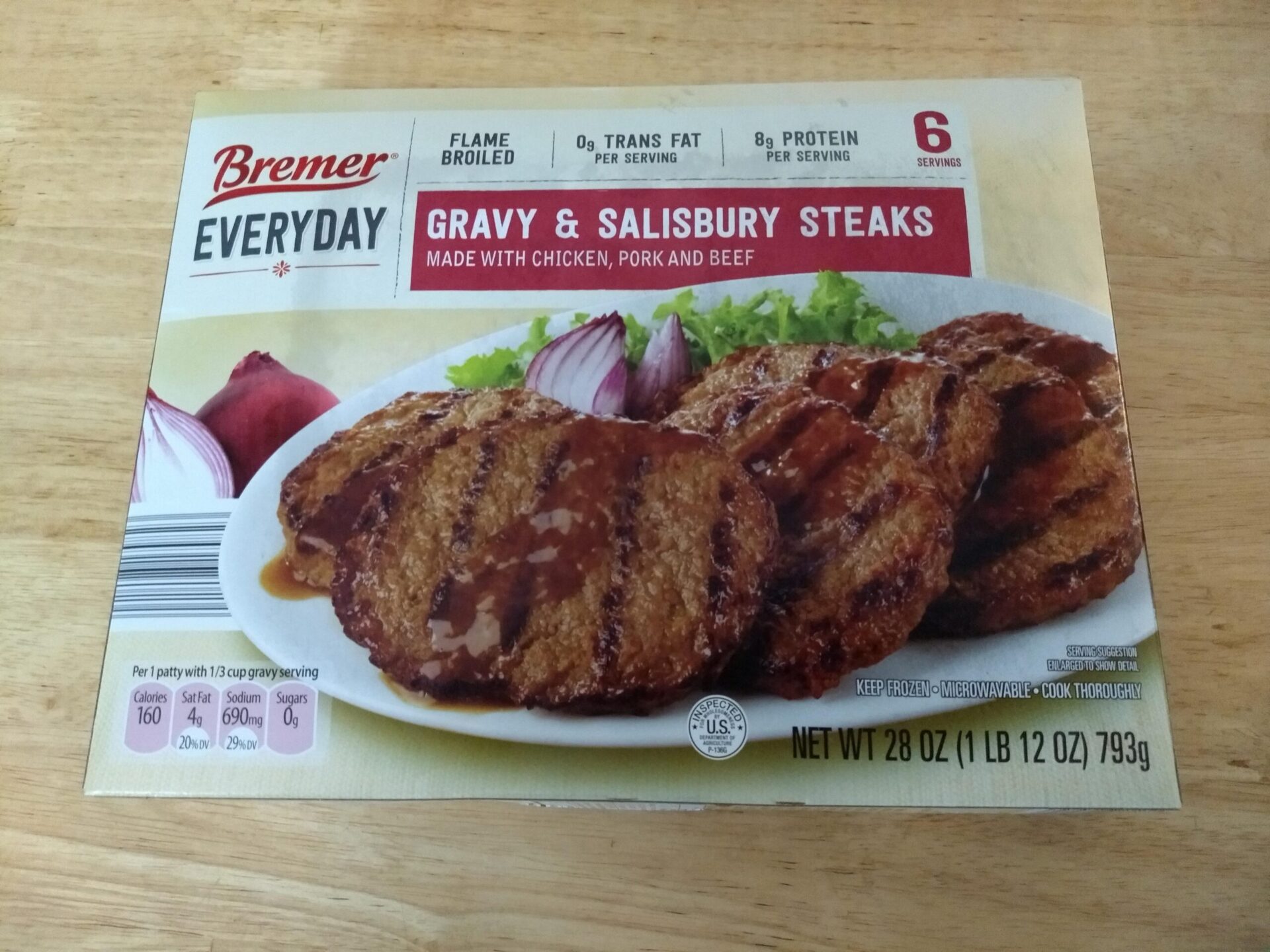Bremer Gravy & Salisbury Steaks