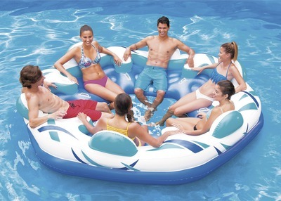 Summer Waves 6-Person Party Pad