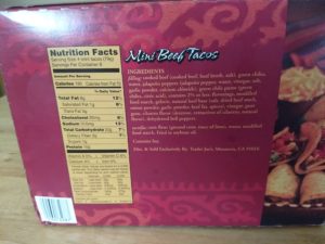 Trader Joe's Mini Beef Tacos