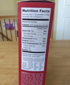 Trader Joe's Southwest Chicken Quesadillas - Nutrition