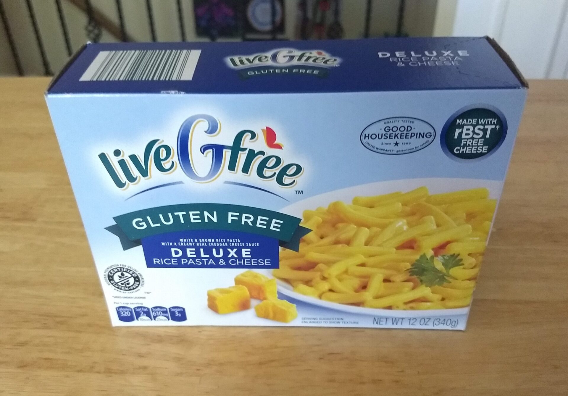 liveGfree Deluxe Rice Pasta and Cheese