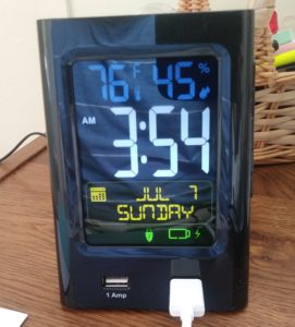 Bauhn Alarm Clock With USB Charging