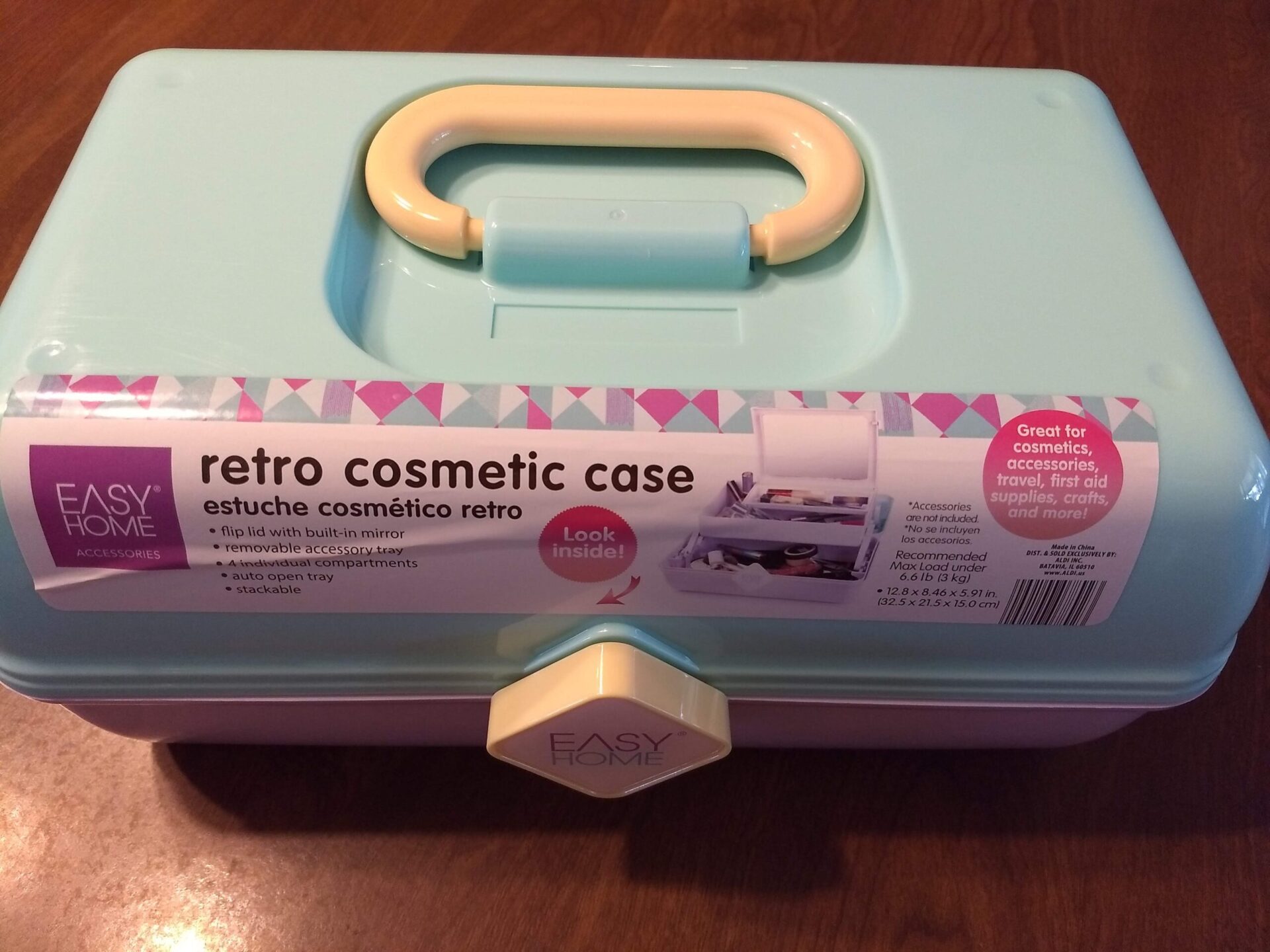 Easy Home Retro Cosmetic Case
