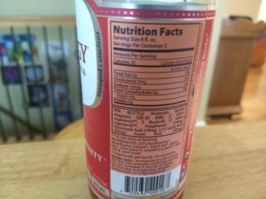 GT's kombucha nutrition info
