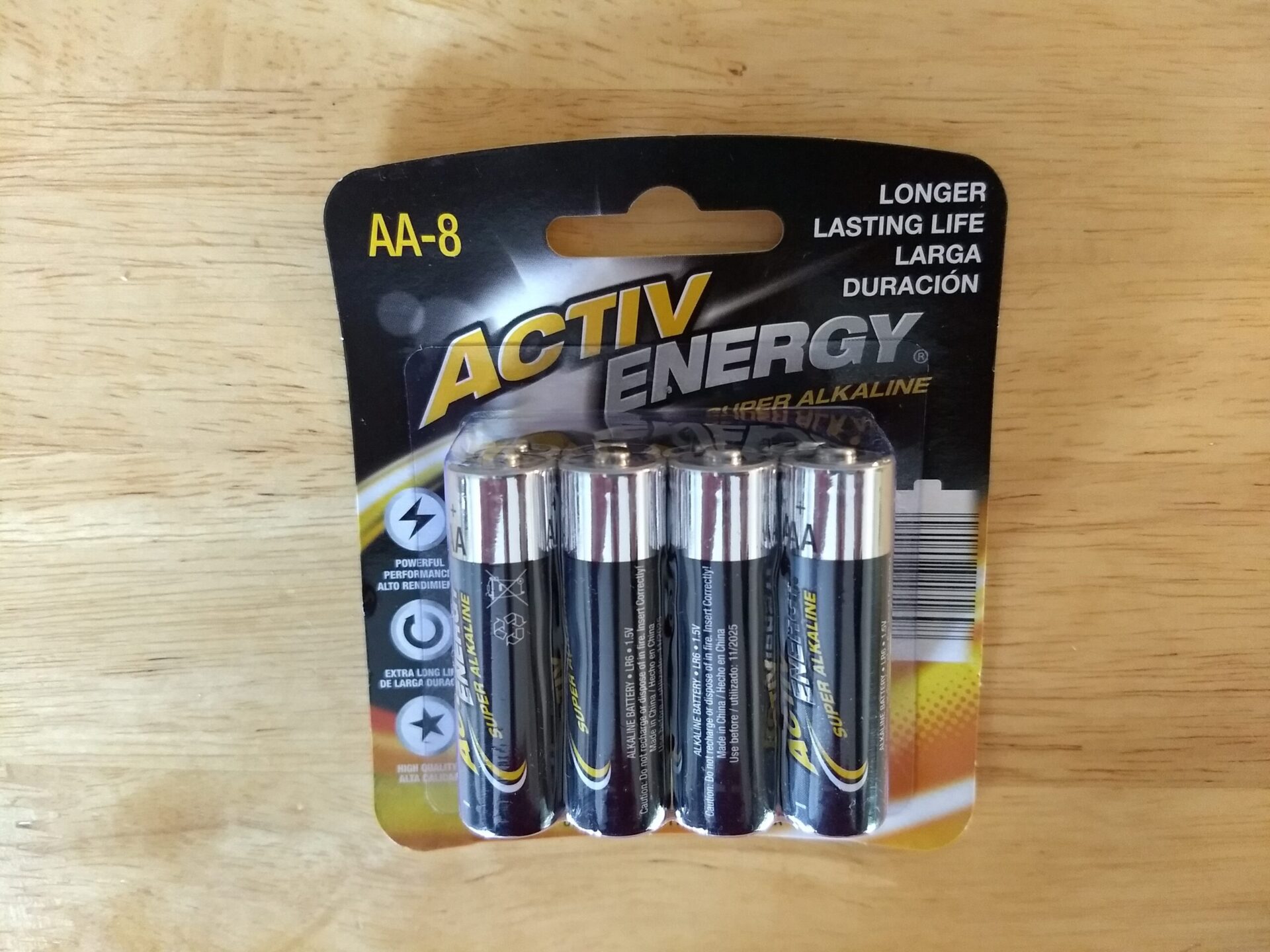 Activ Energy Alkaline Batteries | REVIEWER