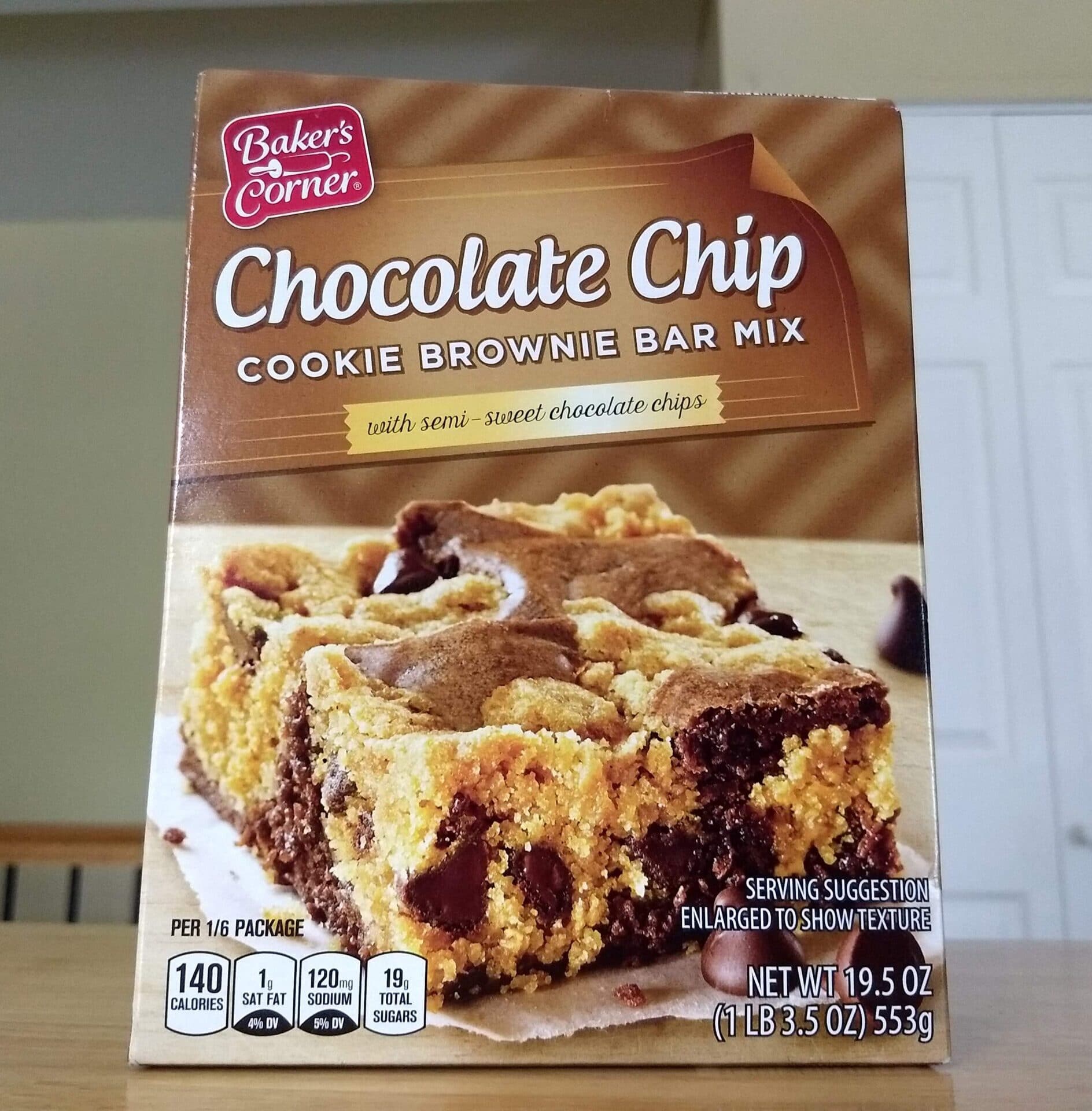 Baker's Corner Chocolate Chip Cookie Brownie Bar Mix