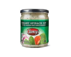 Clancy's Shelf Stable Snack Dips Creamy Spinach Dip