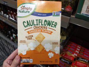 Simply Nature Cheddar Cauliflower Crackers