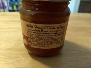 Trader Joe's Apple Cider Jam nutrition and ingredients