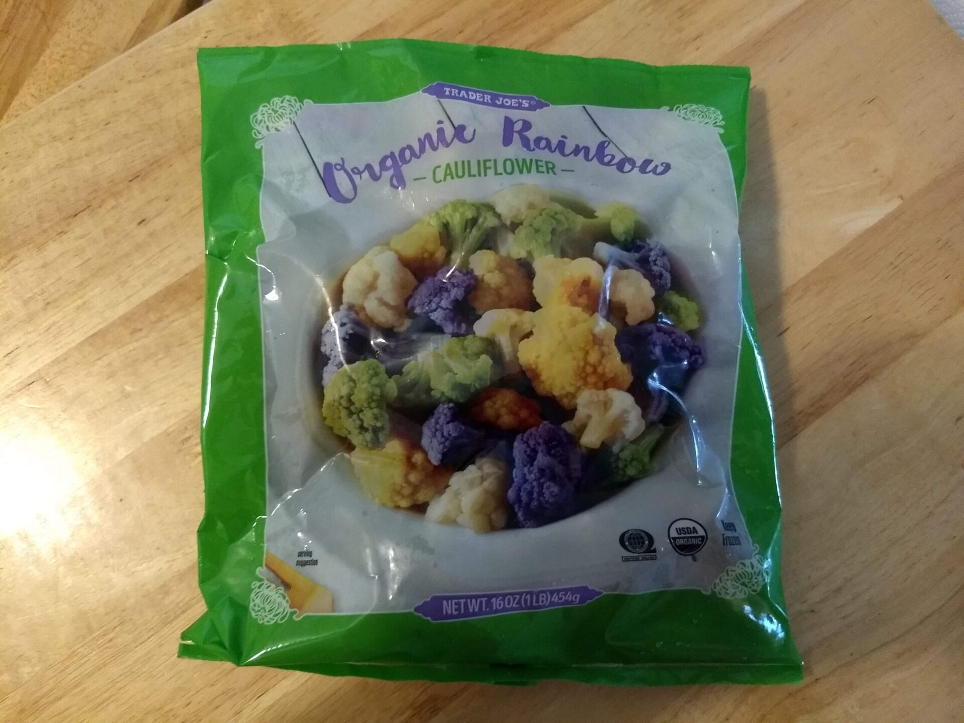 Trader Joe's Organic Rainbow Cauliflower