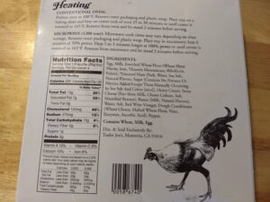 Trader Joe's Quiche Lorraine ingredients and nutrition