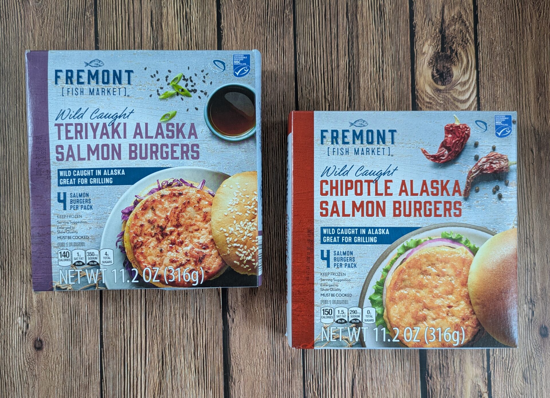 Fremont Fish Market Salmon Burgers | Aldi Reviewer