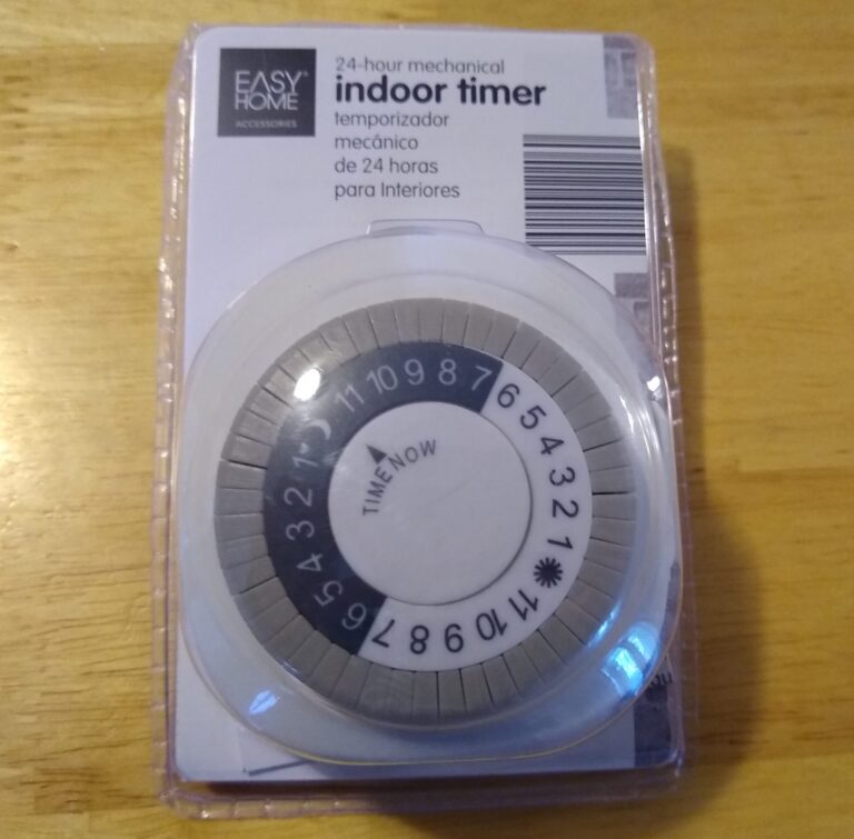 Easy Home 24-Hour Mechanical Indoor Timer