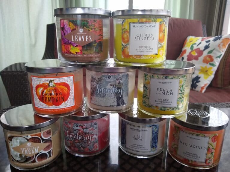 Aldi Huntington Home candles