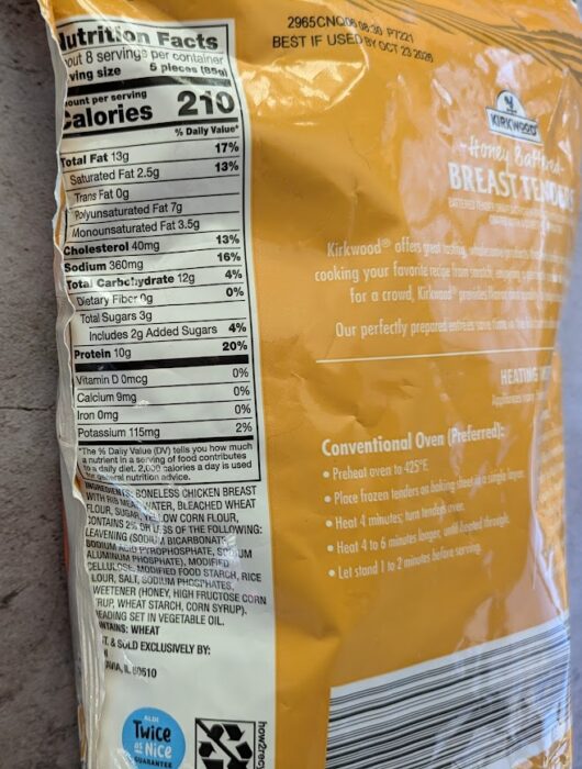 Kirkwood Honey Battered Breast Tenders 2