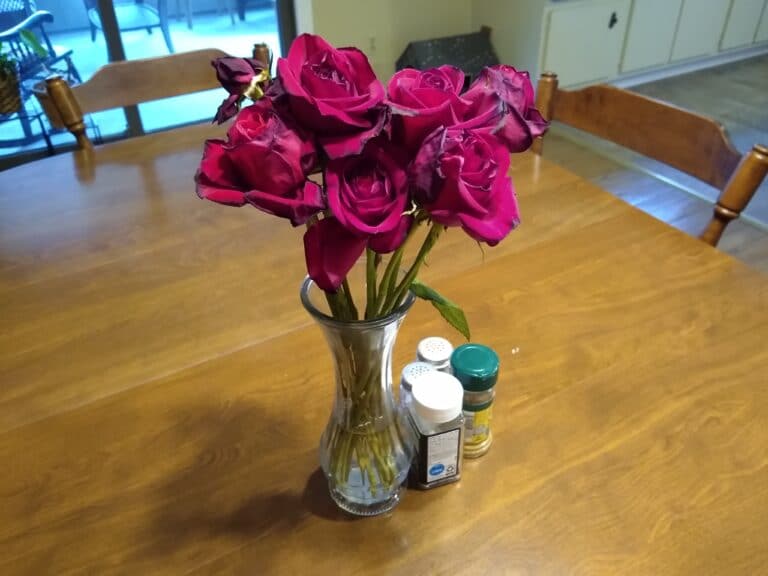 Aldi Valentine’s Day 12-Stem Rose Flower Bouquet
