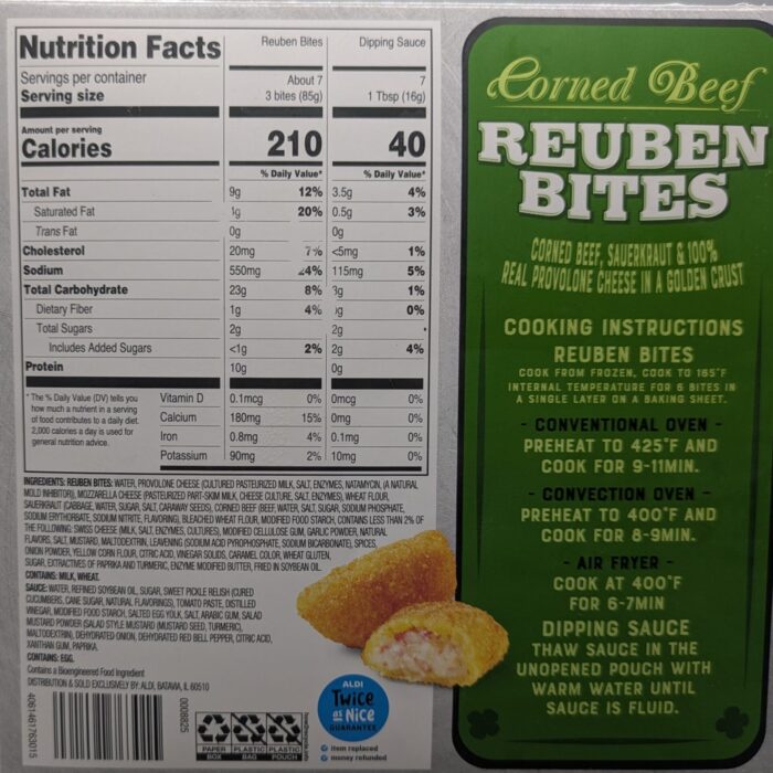 Corned Beef Reuben Bites